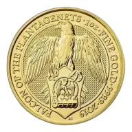 2019 1oz The Queen's Beasts, The Falcon of the Plantagenets Gold Coin