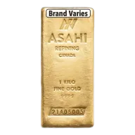 1 kilo Gold Bar - Brand Varies .9999 (COMEX Brand)