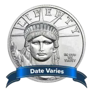 $25 American Platinum Eagle 1/4 oz Brilliant Uncirculated Random Date