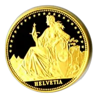 Swiss Gold Helvetia Half Ounce (dates our choice)