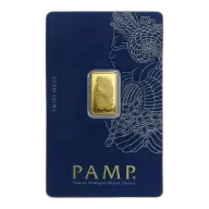 2.5 Gram Gold Bar - PAMP Suisse Lady Fortuna (In Assay)