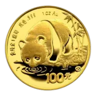Chinese Gold Panda 1 Ounce 1987