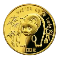 Chinese Gold Panda 1 Ounce 1986