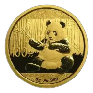 Chinese Gold Panda, 8 gram - Backdated