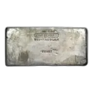 100 oz Silver Bar - Engelhard (2nd Series 6-Digit #, Poured)