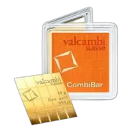 20 Gram Valcambi Gold CombiBar (with Assay)