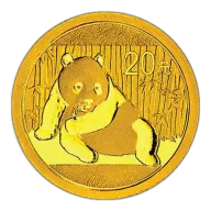 Chinese Gold Panda 20th Ounce 2015