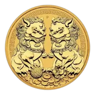 Australian Gold Coin, 1 oz - Guardian Lions (Double Pixiu) - 2021