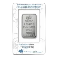 Platinum Bar 1oz - PAMP Fortuna