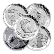 Perth Mint Silver Kookaburra 1 oz Coin - Random Year