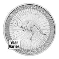 1 oz Australian Kangaroo Silver Coin (Year Varies)
