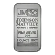 1 Oz Johnson Matthey Silver Bar