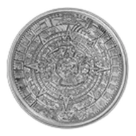 1 oz Silver Round - Aztec