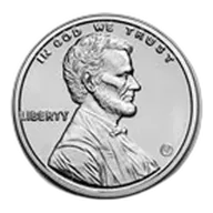 1 oz Silver Round - Lincoln Penny