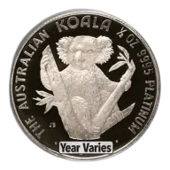 1/2 Oz Platinum Australia Koala - BU (Random Year)
