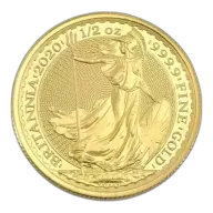 UK Gold Britannia 1/2 oz - Backdated