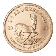 2026 South Africa Gold Krugerrand 1/4 oz Brilliant Uncirculated