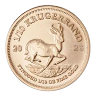 2026 South Africa Gold Krugerrand 1/10 oz Brilliant Uncirculated