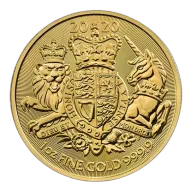 Great Britian 100 Pound Gold 2020 Royal Arms BU