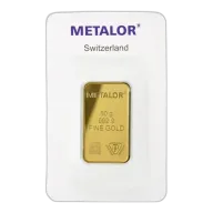 50g Metalor Gold Bar