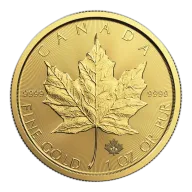1 oz Canadian Gold Maple Leaf Coin
