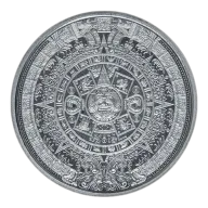 1/10 oz Silver Round | Aztec Calendar (BU)
