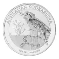 2016 1 kg Silver Kookaburra Coin Perth Mint