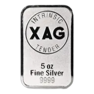 5oz Silver Mint Bar - Intrinsic Tender