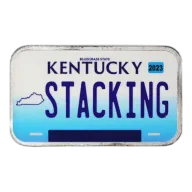 Kentucky License Plate - Stacking Across America 1oz Silver Bar