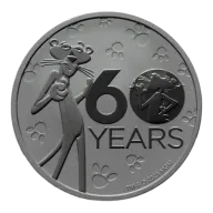 2024 Pink Panther 60th Anniversary 1oz Silver Bullion Coin