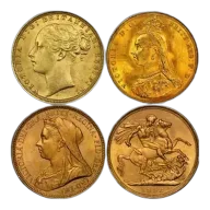1838-1901 Great Britain Gold 1 Sovereign (Queen Victoria) - XF+