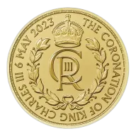 Pre-Owned 2023 UK King Charles III Coronation 1/10oz Gold Coin