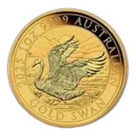 2025 Australia 1 oz Gold Swan BU