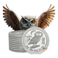 1 oz Athenian Owl Silver Coin