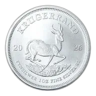 2026 1 oz South African Silver Krugerrand Coin BU