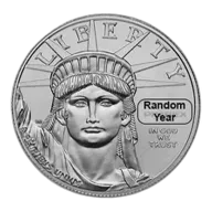 1 oz American Platinum Eagle Coin (Random Year)