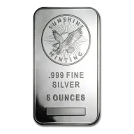 5oz Silver Sunshine Bar