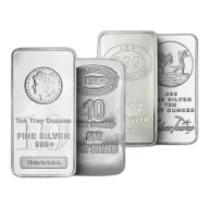 10 Oz Silver Bar - Random Design (New)