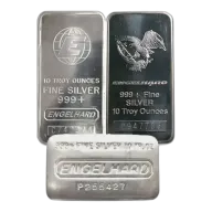 10 Oz Silver Bar - Engelhard (Random Design)