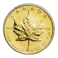 1984 Canada 1/4 oz Gold Maple Leaf BU