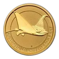 2021 Australia 1/4 oz Gold Spotted Eagle Ray BU