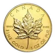 2007 Canada 1 oz Gold Maple Leaf BU