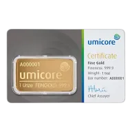 1oz Gold Bar | Umicore