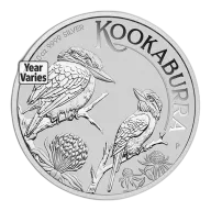 Australian Silver Kookaburra - Kilo - BU (Year Varies)