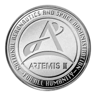NASA Artemis II - 1oz Silver Round