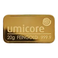 20g Umicore Gold Bar