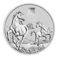 1 oz Perth Mint Lunar Horse Silver Coin