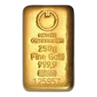 250 gram Gold Bar - Austrian Mint (Cast)