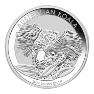 Australian Koala 1 Ounce Silver 2014