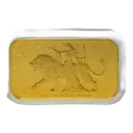 Una and the Lion 1 oz Gold Minted Bar - Edition II